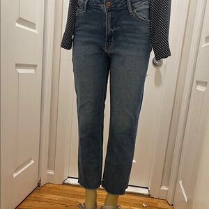 TOP NOTCH HIGH RISE SLIM WIDE LEG REGULAR